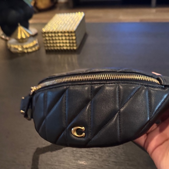 Coach Black Quilted Belt Bag - Picture 4 of 12